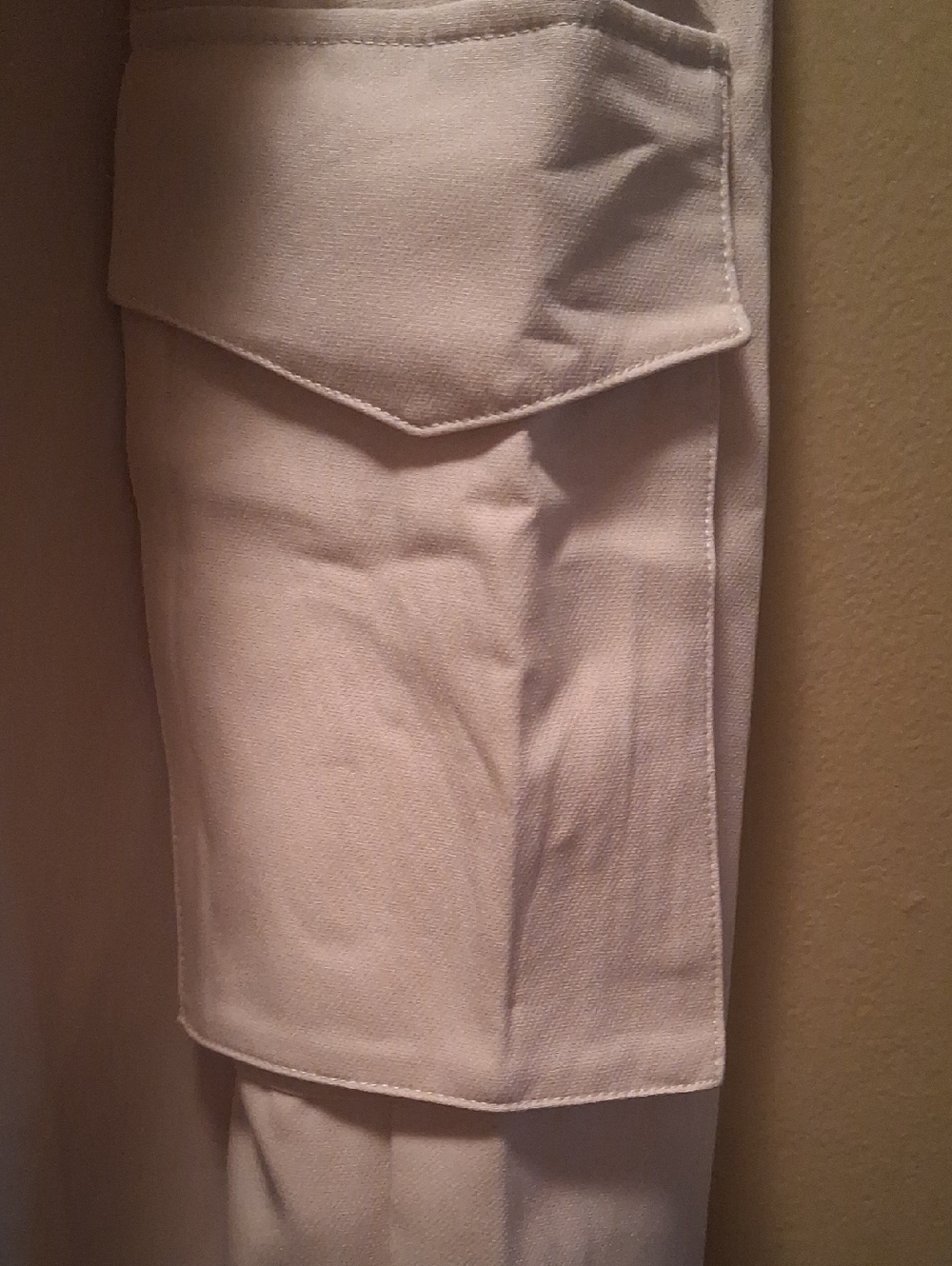 By Design Cream Cargo Pocket Wide Leg  Pants - Picture 3 of 7